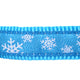 Red Dingo - Turquoise Snowflake Dog Collar - Large