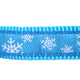 Red Dingo - Turquoise Snowflake Dog Collar - X Small