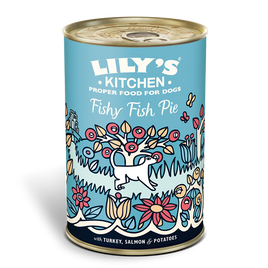 Lilys Kitchen - Fishy Fish Pie Wet Dog Food - 400g Tin