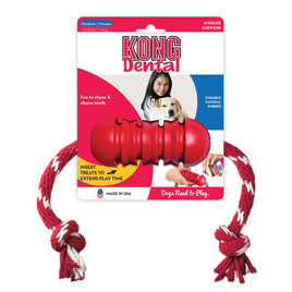 Kong - Dental Stick With Rope - Medium