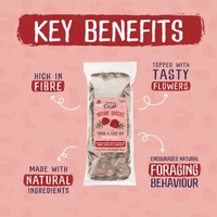 Burgess - Excel - Forage & Feast Hay Bar - Rose - 60g
