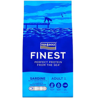 Fish4Dogs - Finest Adult Complete Large Kibble Dog Food - Sardine  - 1.5kg