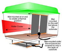 Komodo - Advanced Heat Mat-  3watt - 96x146mm