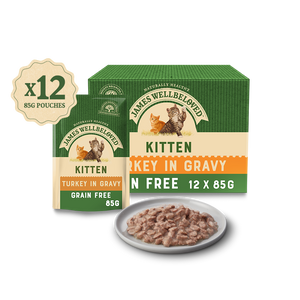 James Welbeloved - Kitten Turkey 85g Pouch - 12pack