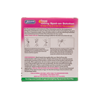 Johnson's - 4Fleas Dual Action Spot On For Dogs-  4 to 10Kg - 2 Pack