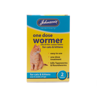 Johnson's - One Dose Wormer For Cats & Kittens - 2 Tablets