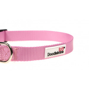 Doodlebone - Originals Nylon Collar - Blush - 3 to 6