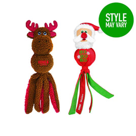 KONG - Xmas Wubba - Santa/Reindeer Assorted - Large