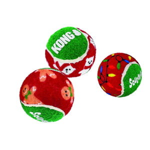 KONG - Xmas SqueakAir Balls - 6 pack - Small