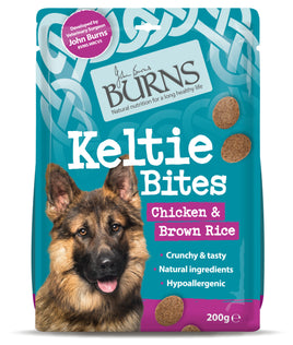 Burns - Keltie Bites Dog Treats - Chicken & Brown Rice - 200g
