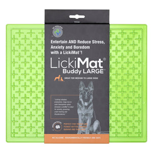 LickiMat - Buddy Large (30 x 25cm) - Green