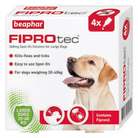 Beaphar - FIPROtec Spot On Large Dog - 6 pipettes