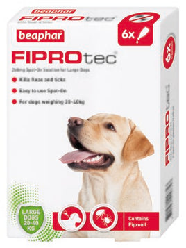 Beaphar - FIPROtec Spot On Large Dog - 6 pipettes