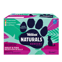 Webbox - Natural Cat Food Pouches For 11+Senior Cats - 100g pouch - 12pk