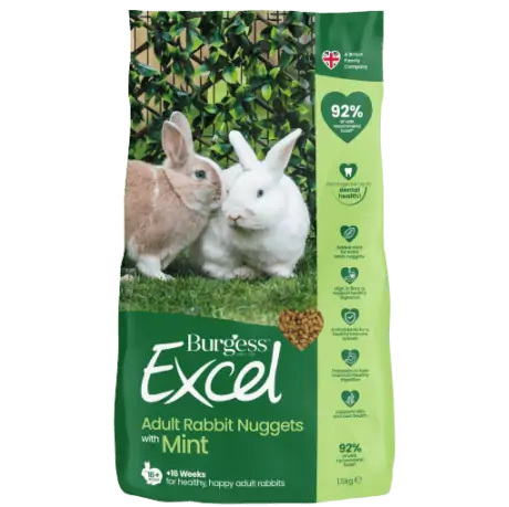 Burgess - Excel - Adult Rabbit With Mint - 1.5kg