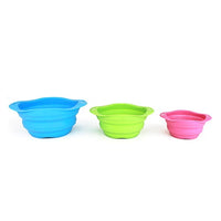 Beco Things - Collapsible Silicone Travel Bowl - Blue - Medium