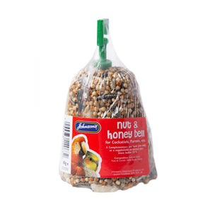 Johnsons - Treat 2 eat - Nut & Honey Bell for Cockatiel & Parrot - Single bell (50g)