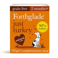 Forthglade - Just Turkey Grain free Dog Food - 395g
