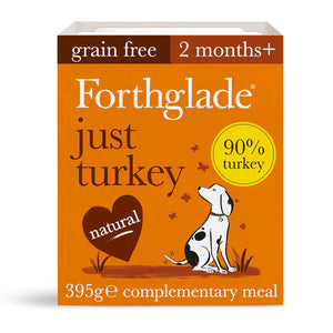 Forthglade - Just Turkey Grain free Dog Food - 395g