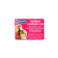 Johnsons - Small Iodised Condition Peks for caged birds - Single block