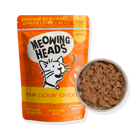 Meowing Heads - Paw Lickin Chicken Wet Food - 100g pouch