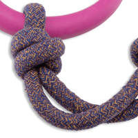 Beco - Hoop on Rope Dog Toy - Small - Pink