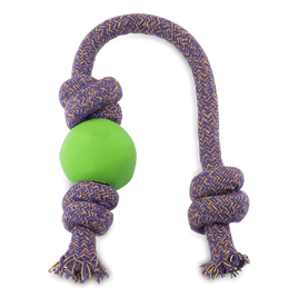 Beco Things - Natural Ball on a Rope - Small - Green