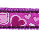 Red Dingo - Breezy Love Purple Patterned Dog Collar - Large