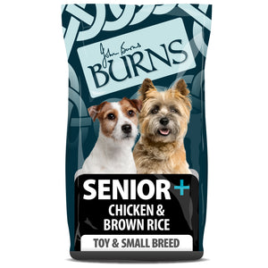 Burns - Senior+ Toy & Small Breed Dog Food - Chicken & Rice - 2kg