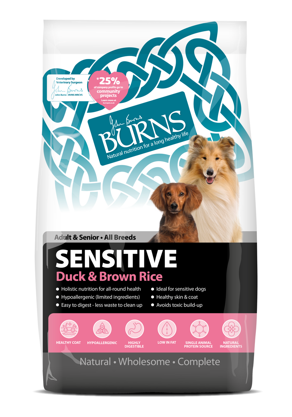 Burns - Duck & Brown Rice - 2kg