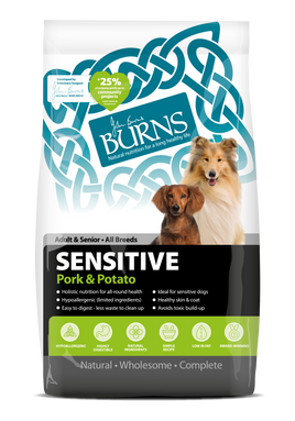 Burns - Adult Sensitive Pork & Potato - 12KG
