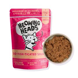 Meowing Heads - So fish ticated Salmon wet food - 100g