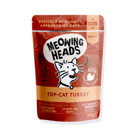 Meowing Head - Top Cat Turkey wet food - 100g