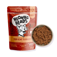Meowing Head - Top Cat Turkey wet food - 100g