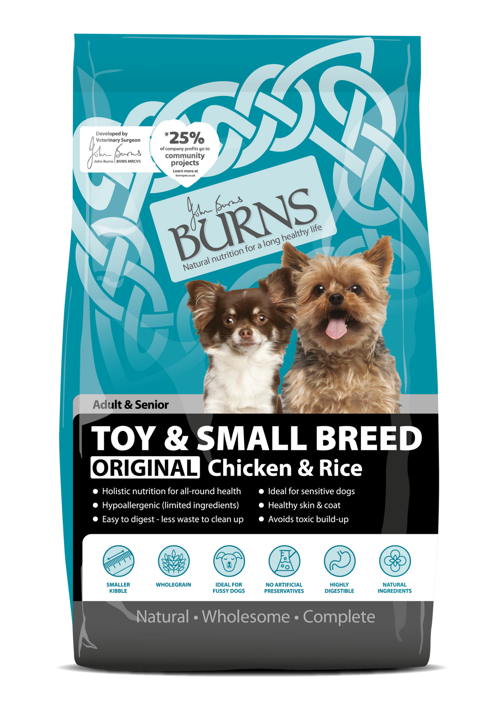 Burns - Adult Small & Toy Breed - 2kg