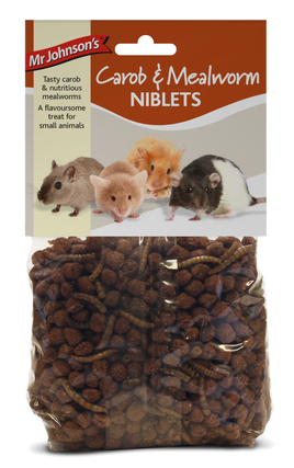 Mr Johnson's - Carob & Mealworm Niblets - 150g