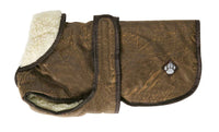 Danish Design - Waggles Dog Coat - Brown - 35cm (14")