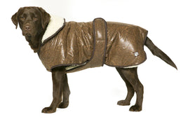 Danish Design - Waggles Dog Coat - Brown - 25cm (10")