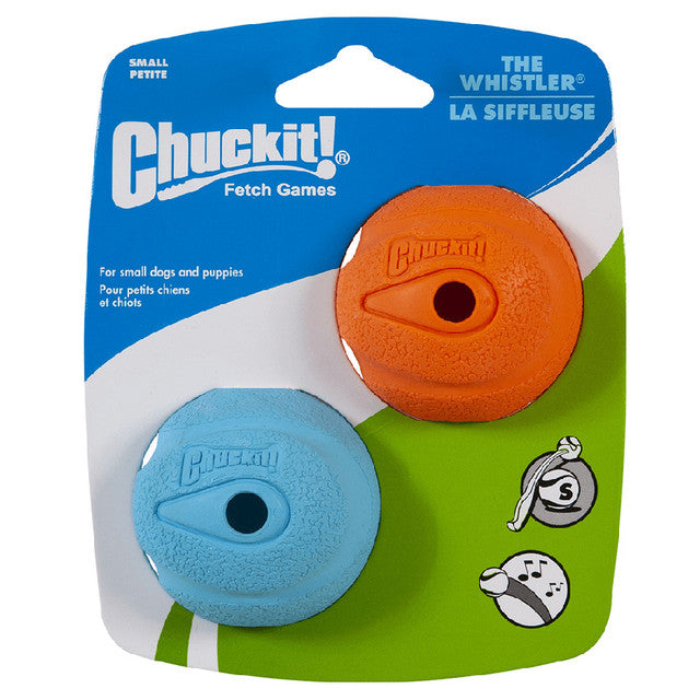 Chuckit - Whistler Ball Set - Small (5cm) - 2pk