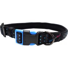 Hem & Boo - Dot Collar - Blue/Black - Large