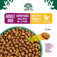 James Wellbeloved - Small Breed Adult Dog Superfood - Turkey - 1.5kg