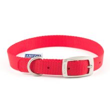 Ancol - Viva Nylon Buckle Collar - Red - Size 3 (28-36cm)