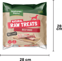 Natures Menu - Frozen Beef Ribs Chews - 2 pack