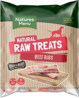 Natures Menu - Frozen Beef Ribs Chews - 2 pack