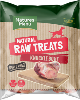 Natures Menu - Frozen Half Beef Knuckle Bone Chew - 1 pce