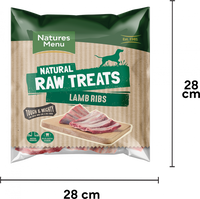 Natures Menu - Raw Frozen Lamb Rib Dog Chew