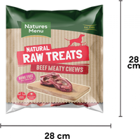 Natures Menu - Frozen Meaty Beef Chews - 2pce