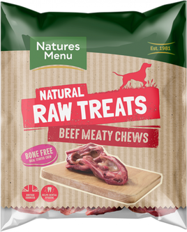 Natures Menu - Frozen Meaty Beef Chews - 2pce