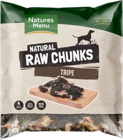 Natures Menu - Frozen Chunks of Tripe - 1kg