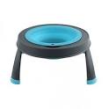 Dexas Popware - Elevated Collapsible Platform Bowl - Large - Blue